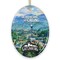 Classic Gatlinburg Tennessee Ceramic Ornament, Vintage Souvenir and Pigeon Forge Christmas Decor Gift